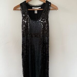 Sequin black dress